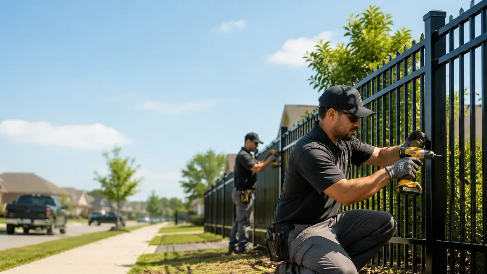Metal Fence Installation in Fairfax Station, VA
